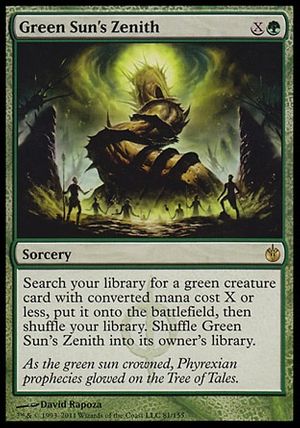 Green Sun's Zenith (Mirrodin Besieged)