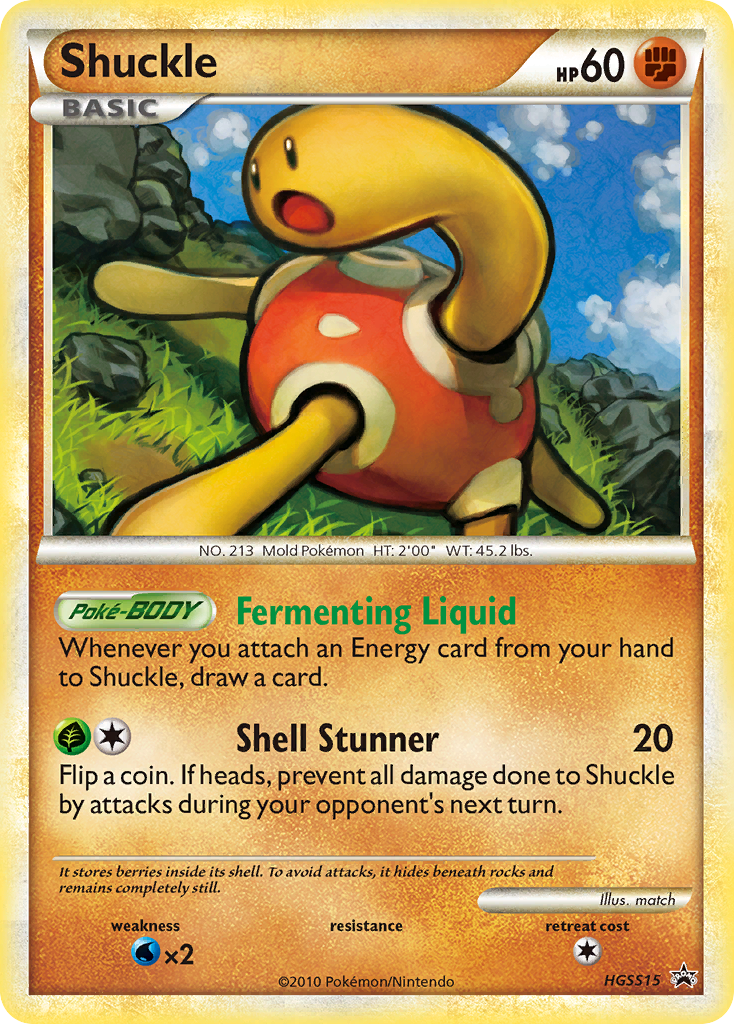 Shuckle (HGSS15) - HGSS Black Star Promos Pokémon Card