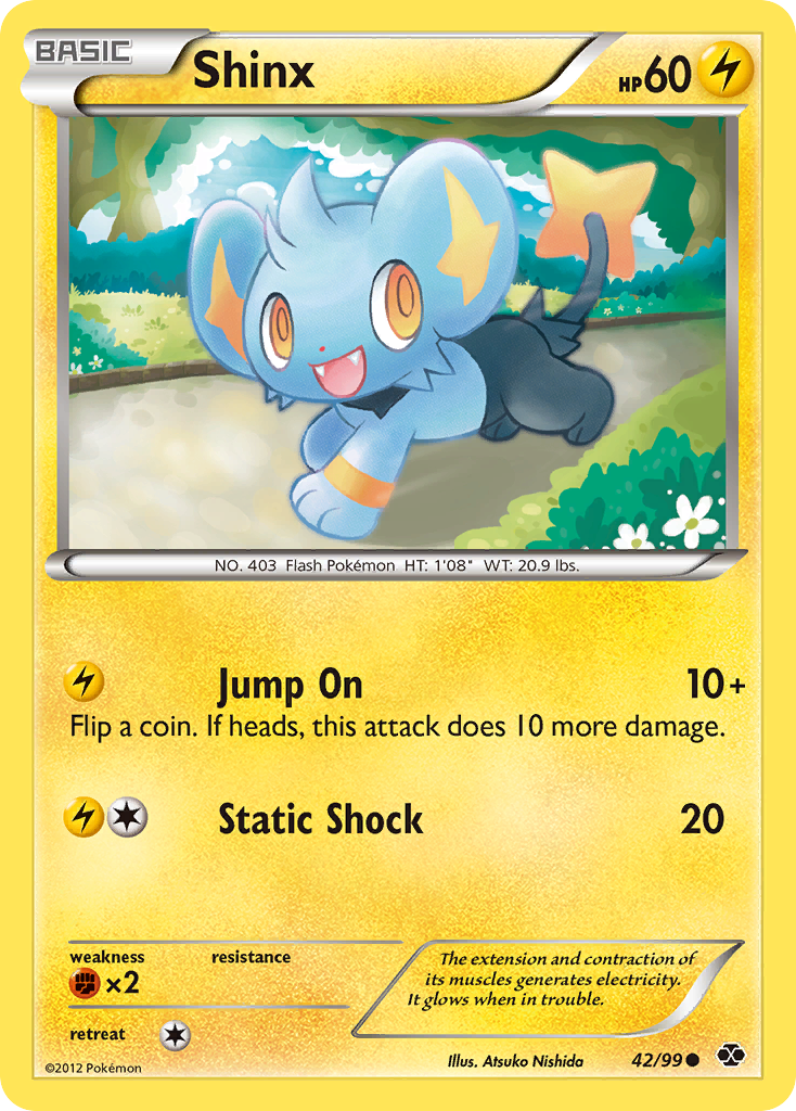 Shinx (42/99) - Next Destinies Pokémon Card