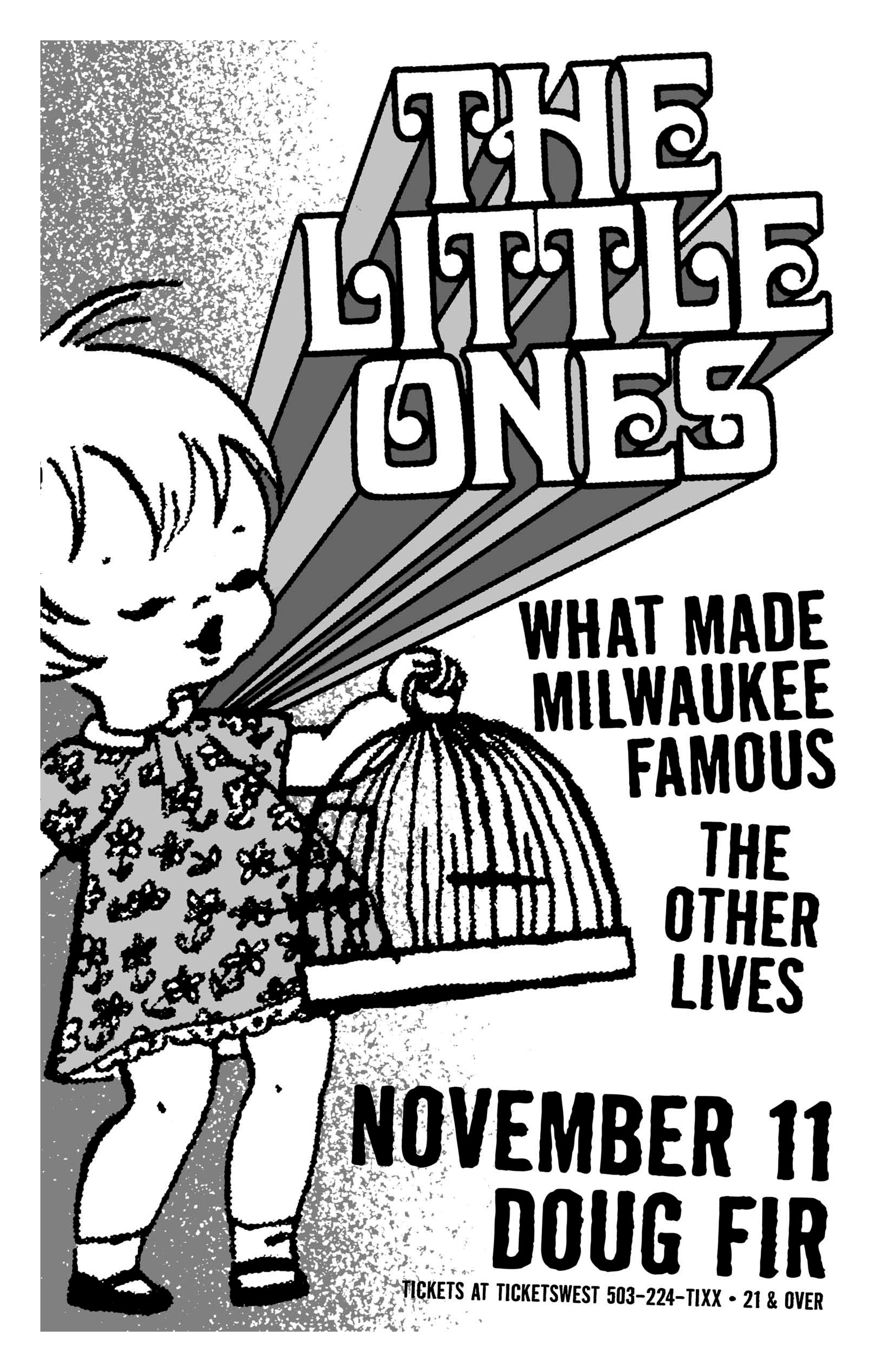 MXP-205.12 Little Ones 2008 Doug Fir  Nov 11 Concert Poster