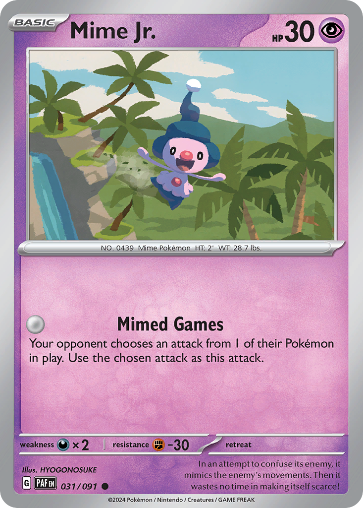 Mime Jr. (31/91) - Paldean Fates Pokémon Card