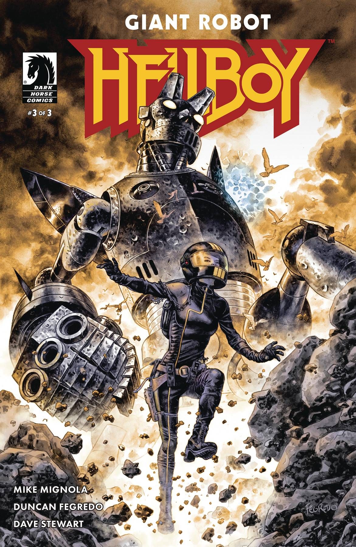 Giant Robot Hellboy #3 Comic