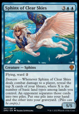 Sphinx of Clear Skies (Dominaria United) Trading Card