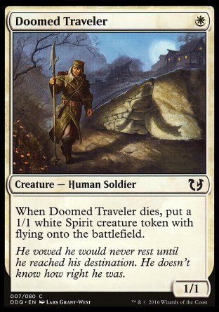 Doomed Traveler (Blessed vs. Cursed) Trading Card