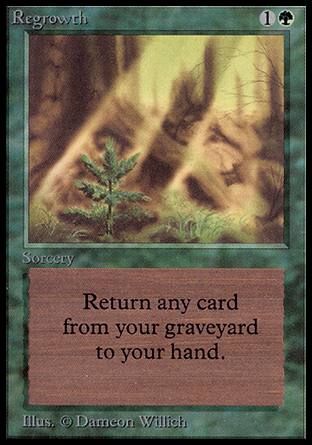 Regrowth (Alpha) Trading Card