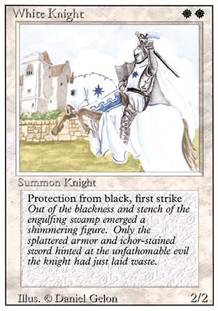 White Knight (Revised Edition) Trading Card