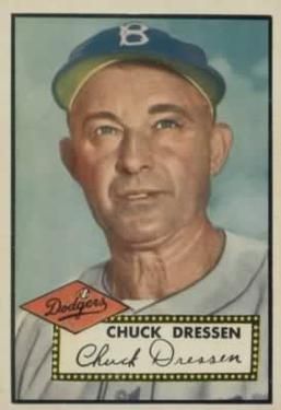 Chuck Dressen 1952 Topps #377 Sports Card