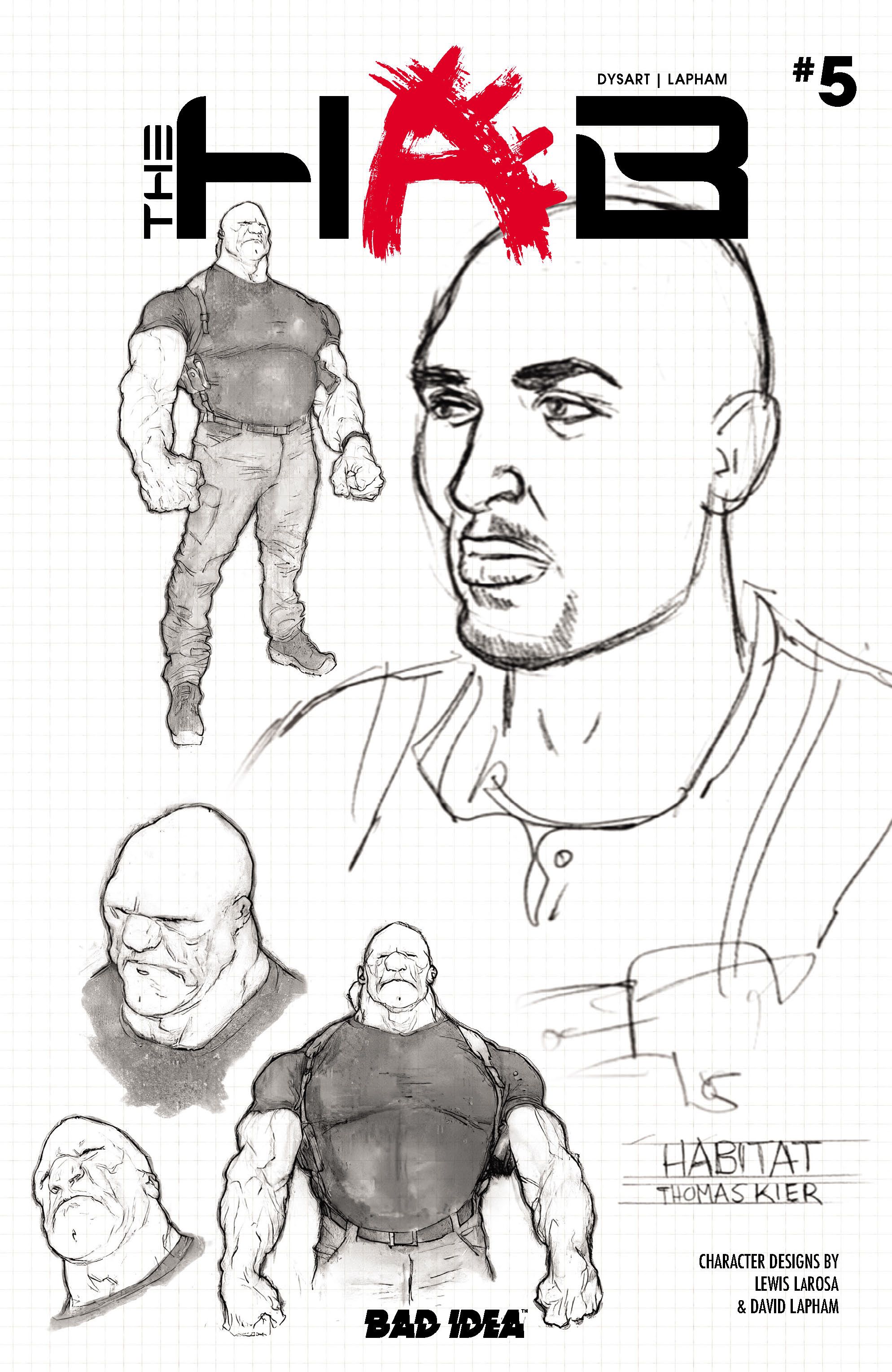 Hab #5 (Cvr F Inc 1:20 Lewis Larosa David Lapham Character Design Variant) Comic