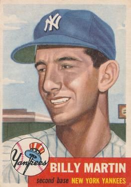 Billy Martin 1953 Topps #86 Sports Card