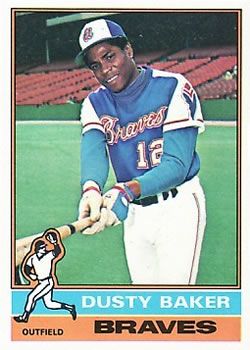  1982 Topps Baseball Card #375 Dusty Baker