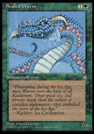 Scaled Wurm (Ice Age) Trading Card