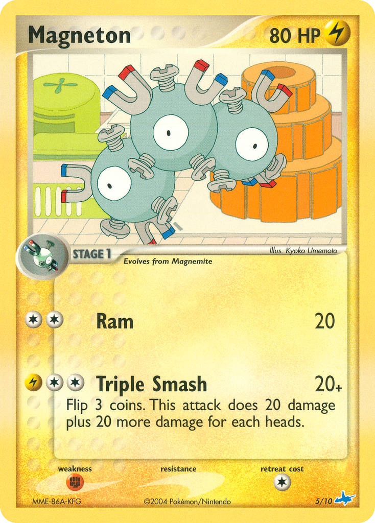 Magneton (5/10) - EX Trainer Kit Latios Pokémon Card