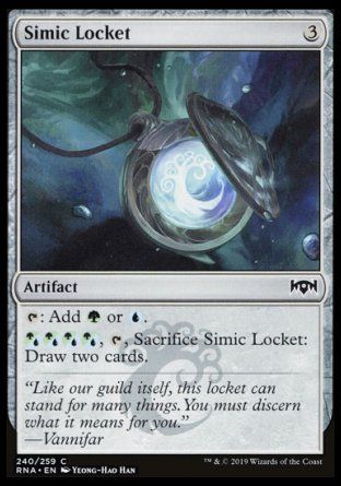 Simic Locket (Ravnica Allegiance) Trading Card