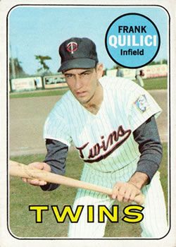 Frank Quilici 1969 Topps #356 Sports Card