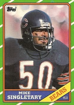 Mike Singletary 1986 Topps #24 Sports Card