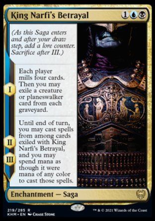 King Narfi's Betrayal (Kaldheim) Trading Card