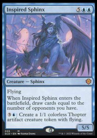 Inspired Sphinx (Starter Commander Decks) Trading Card