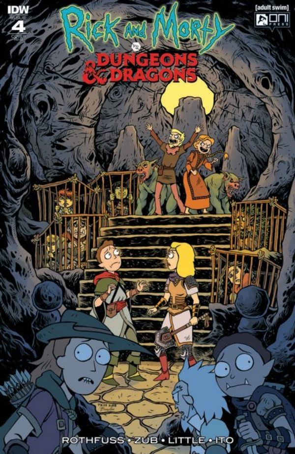 Rick and Morty Vs. Dungeons and Dragons #4 (20 Copy Cover Fowler)
