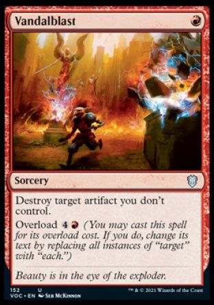 Vandalblast (Innistrad Crimson Vow Commander Decks) Trading Card