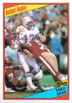 Fred Dean 1984 Topps #355 Sports Card