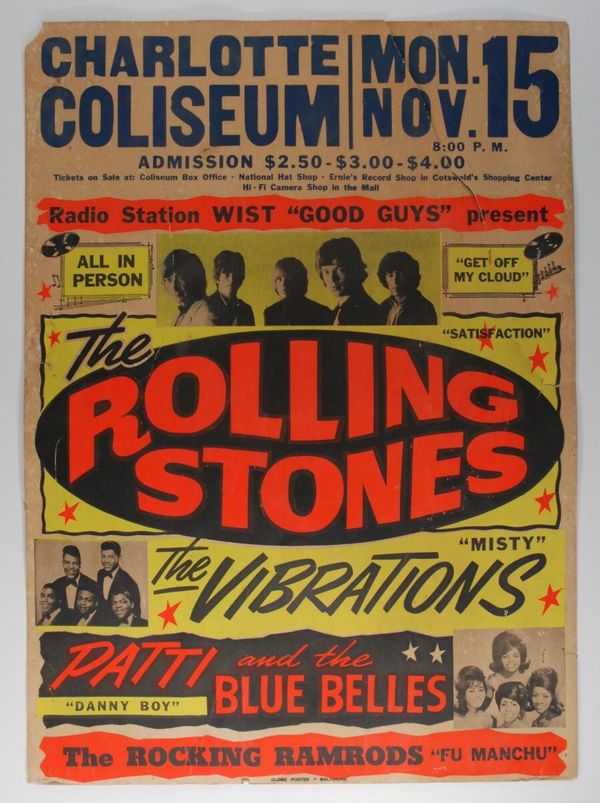 Rolling Stones Charlotte Coliseum 1965