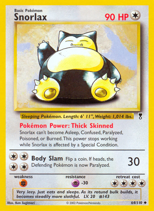 Snorlax (64/110) - Legendary Collection Pokémon Card