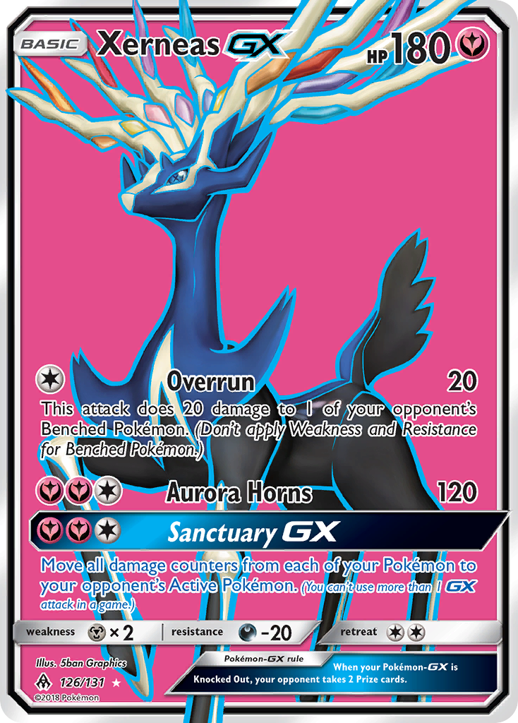 Xerneas GX (126/131) - Forbidden Light Pokémon Card