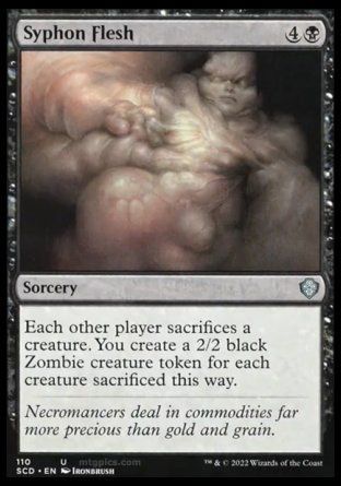 Syphon Flesh (Starter Commander Decks) Trading Card