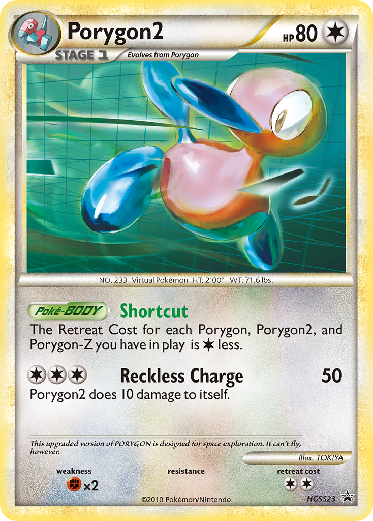 Porygon2 (HGSS23) - HGSS Black Star Promos Pokémon Card