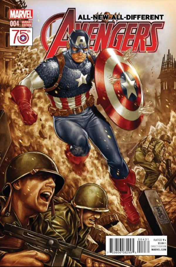 All New All Different Avengers #4 (Captain America 75th Anniv Variant)