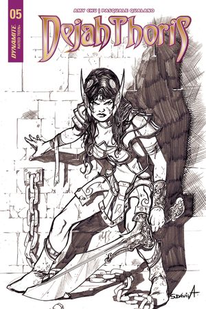Dejah Thoris #5 (Cover E 20 Copy Davila B&w Inc)