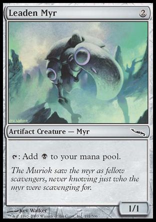 Leaden Myr (Mirrodin) Trading Card