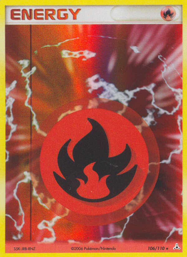 Fire Energy (106/110) - Holon Phantoms Pokémon Card