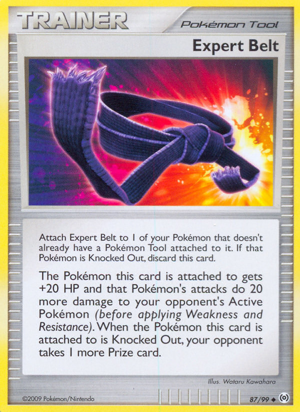 Expert Belt (Trainer: Pokémon Tool) (87/99) - Arceus Pokémon Card