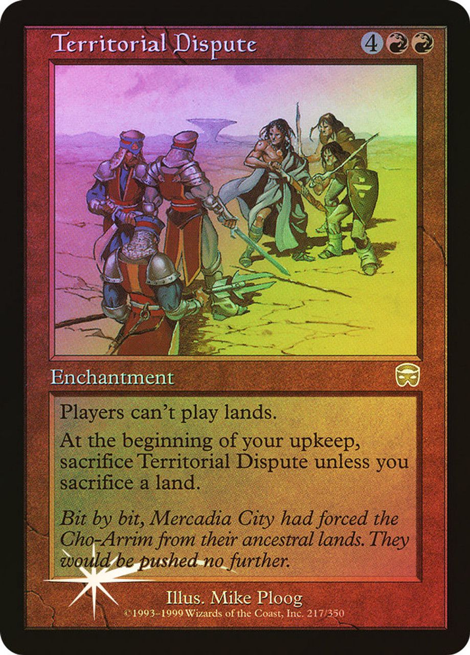 Territorial Dispute (Mercadian Masques - Foil) Trading Card