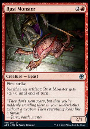 Rust Monster (Dungeons & Dragons: Adventures in the Forgotten Realms) Trading Card