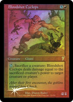 Bloodshot Cyclops (7th Edition - Foil)