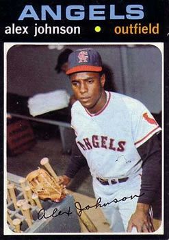 Mickey Rivers autographed baseball card (California Angels) 1975 Topps #164