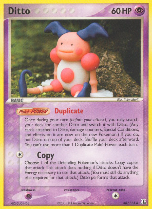 Ditto (38/113) - Delta Species Pokémon Card