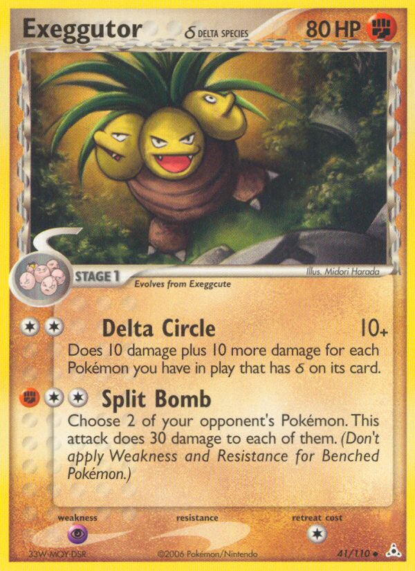 Exeggutor δ (41/110) - Holon Phantoms Pokémon Card