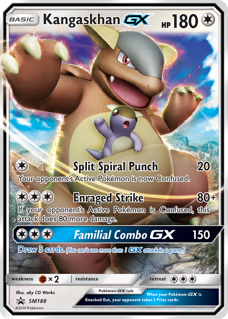 Kangaskhan GX (SM188) - SM Black Star Promos Pokémon Card