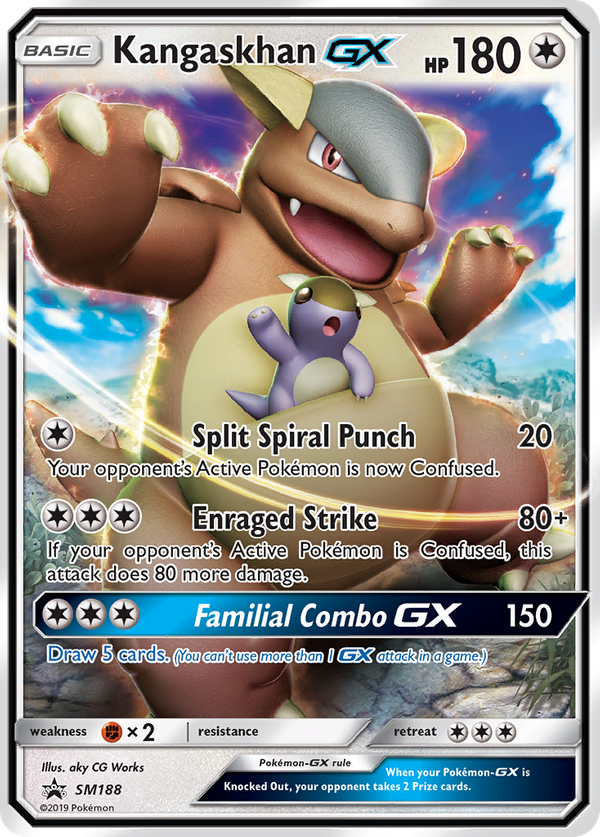 Kangaskhan GX (SM188) - SM Black Star Promos