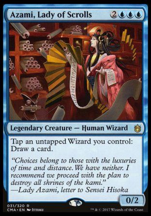 Azami, Lady of Scrolls (Commander Anthology) Trading Card