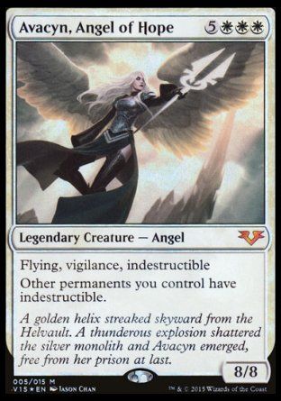 Avacyn, Angel of Hope (From the Vault : Angels) Trading Card