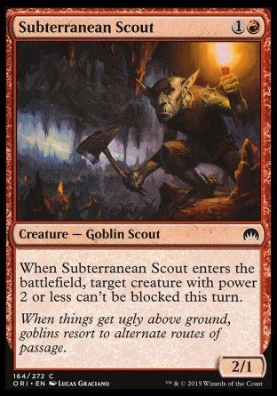 Subterranean Scout (Magic Origins) Trading Card