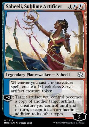 Saheeli, Sublime Artificer (March of the Machine Commander Decks)