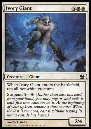 Ivory Giant (Modern Masters) Trading Card