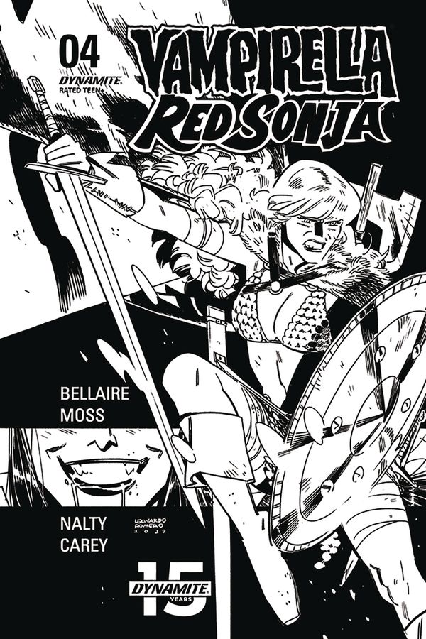 Vampirella/Red Sonja #4 (40 Copy Romero & Bellaire B&)
