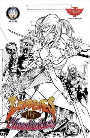 Zombies vs Cheerleaders #1 (Phoenix Comic Con Sketch)