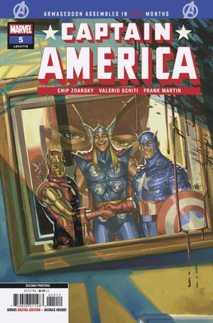 Captain America #5 (Ben Harvey 2nd Printing Variant)